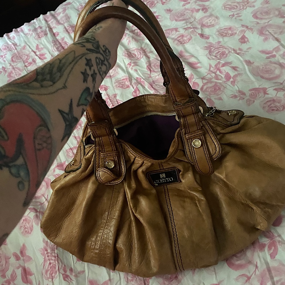 Soft leather handbag